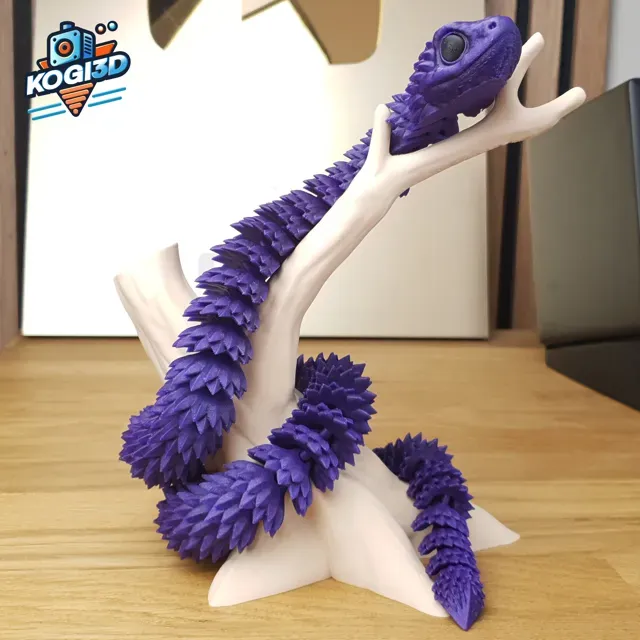 Print in Place Articulated Flexy Snake — Фото 9 из 9