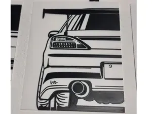 2D Wall art Nissan S15 Silvia