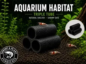 Aquarium Habitat Triple Tube