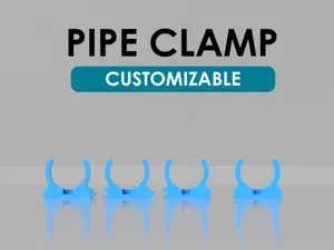 Pipe clamp Customizable + EN Standart