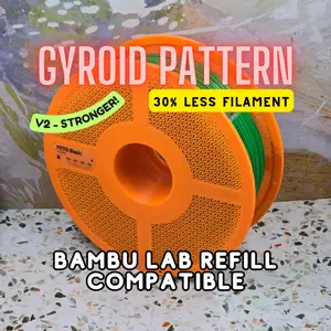 v2 GYROID Reusable Spool - Bambu Refill Compatible
