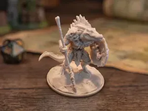 Lizardfolk Hunter - Swamp Tracker and Bone Spear