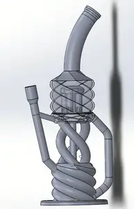 Double Perc Recycler Bong