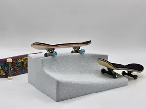 Fingerboard Wavy Abstract Grind Block Trick