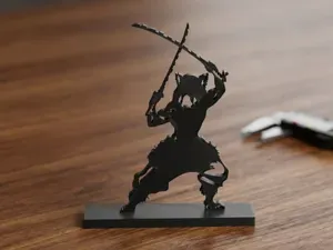 Inosuke Hashibira 3D print Silhouette 84
