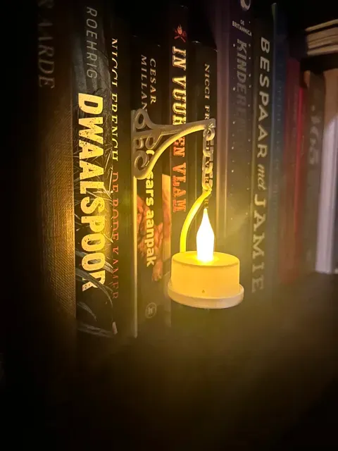 Flat Book Nook Candle Lantern – Fast Print Decor — Image 4 of 4