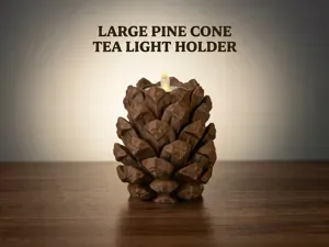 Large Pine Cone Tea Light Holder