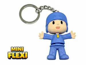 Pocoyo Mini Flexi – Articulated Keychain Figure