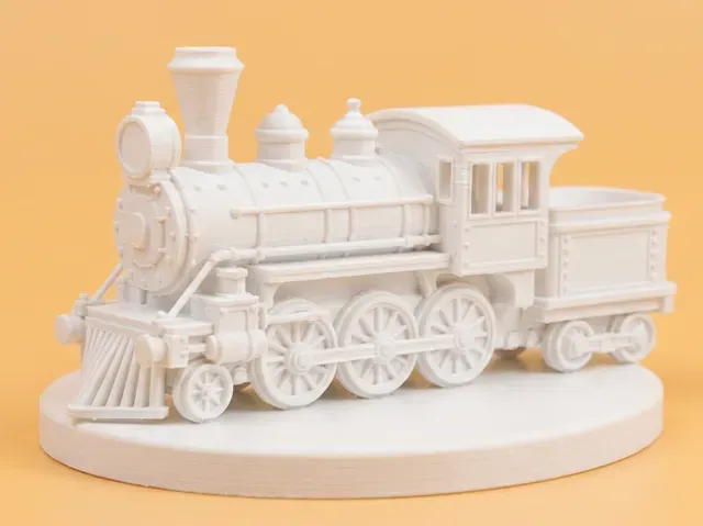 Miniature Steam Locomotive Display Model