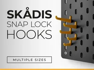 IKEA Skadis Snap Lock Hooks