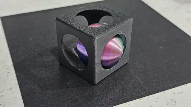 Impossible Sphere in a Cube - Pause Print Illusion — Фото 8 из 9