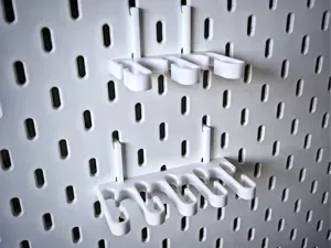 Waffle 1M USB Cable Holder for Skadis - 2 variants