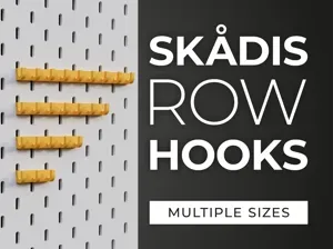 IKEA Skadis row of hooks