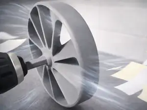 Drill Powered Cooling Fan – 125mm (10 Blade)