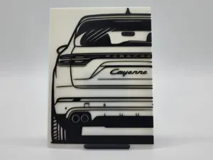 2D Wall Art Porsche Cayenne