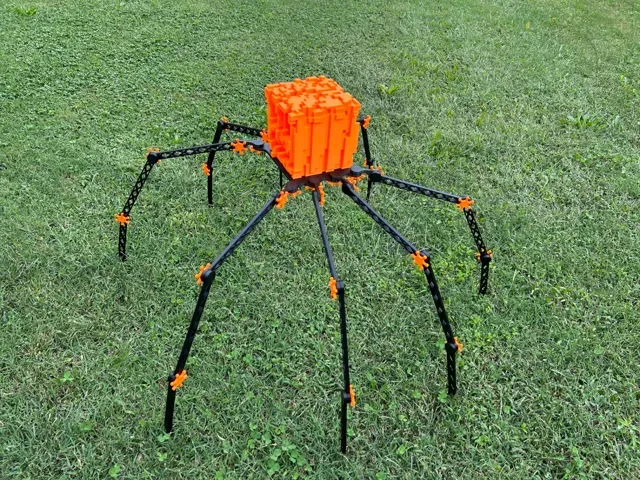 Minecraft Pumpkin Jack-o-lantern Giant Mechanical Spider — Фото 5 из 5