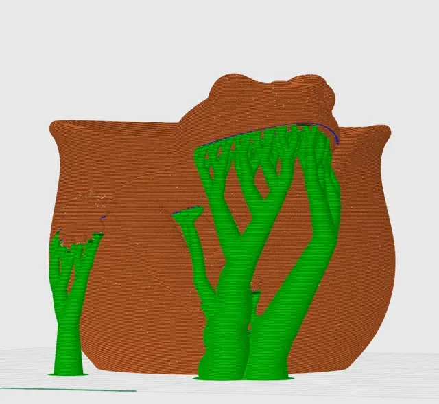 Frog decorative pot — Фото 3 из 4