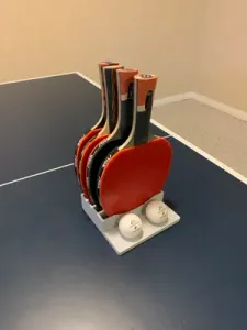 Ping Pong Paddle Holder