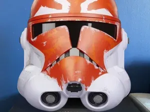 Star Wars 332nd Trooper Black Series helmet stand