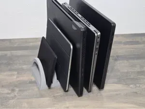 Multiple laptop vertical holder 0.9in 5 slot