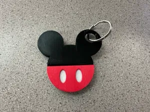 Mickey Mouse Keychain Zipper Pull