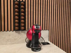 Dolce gusto capsule holder for acoustic panels