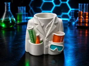 Lab Tech Pencil Holder