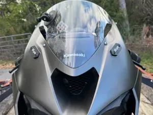 ZX6R Mirror blockoff plate