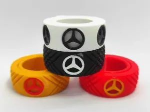Mercedes Logo Keychain
