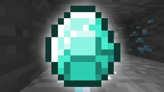 Minecraft Diamond! (Double sided) — Image 2 of 9
