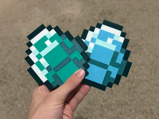 Minecraft Diamond! (Double sided) — Image 4 of 9