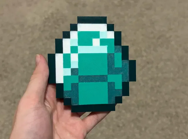 Minecraft Diamond! (Double sided) — Image 5 of 9