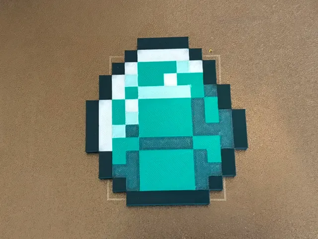 Minecraft Diamond! (Double sided) — Image 7 of 9