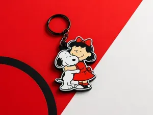 Snoopy-inspired keychain