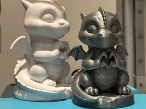 Sweet Dragon with heart / Süßer Drache mit Herz