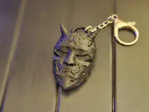 Oni Mask Keychain Charm