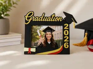 Graduation 2026 Photo Frame 10x15cm Landscape Form