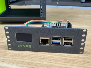 Mini Lab Rax 5" 2U Pi 5 NAS & OLED Rack