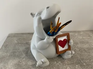 Happy Hippo Brush & Pen Holder