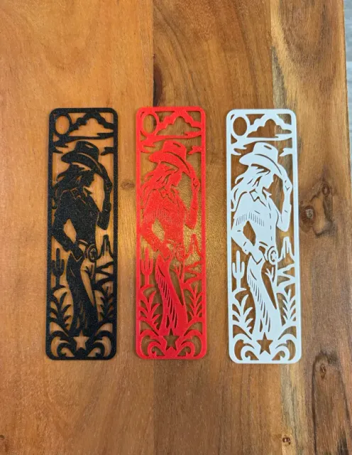 Cowgirl Cutout Bookmark | Fast Single-Color Print — Фото 4 из 5