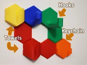 Wall modular hanger system: Customizable layout