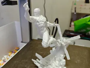 手办黑豹人物角色手办 动漫 分件 好打 胶水拼装 可上色坚固可放大道具家居摆件模型