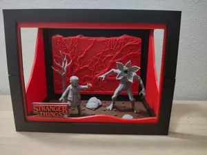 Stranger Things Diorama – Eleven & Demogorgon