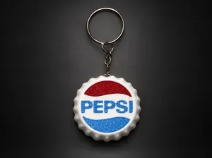 Pepsi Bottle Cap Keychain - Collect Them All