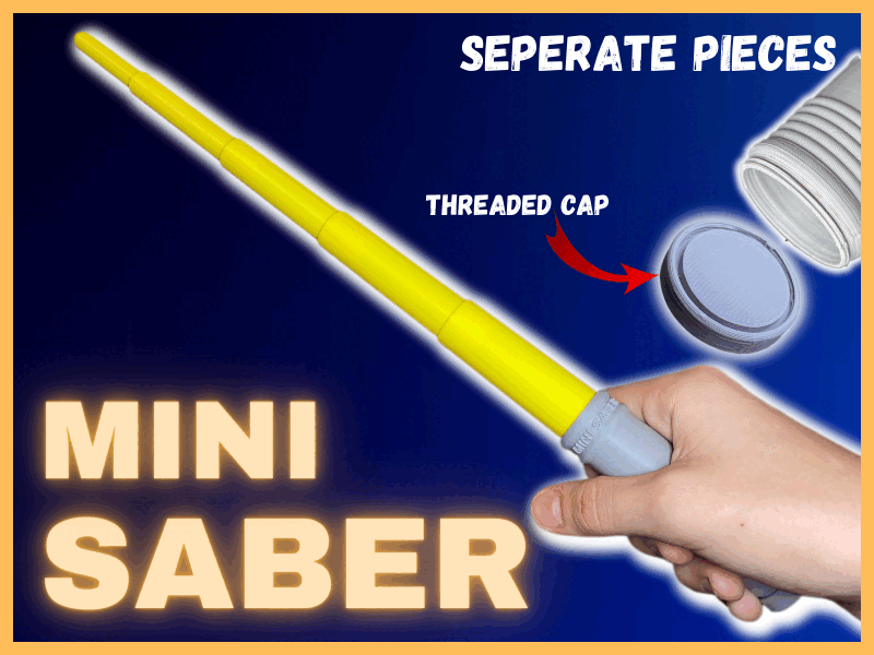 Mini Saber Seperate blades, extendable light saber