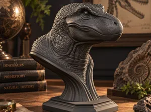 T-Rex Bust – Realistic Tyrannosaurus Rex Sculpture