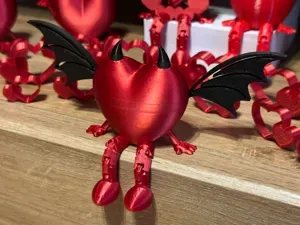 Articulated Devil Heart - Valentine's Day