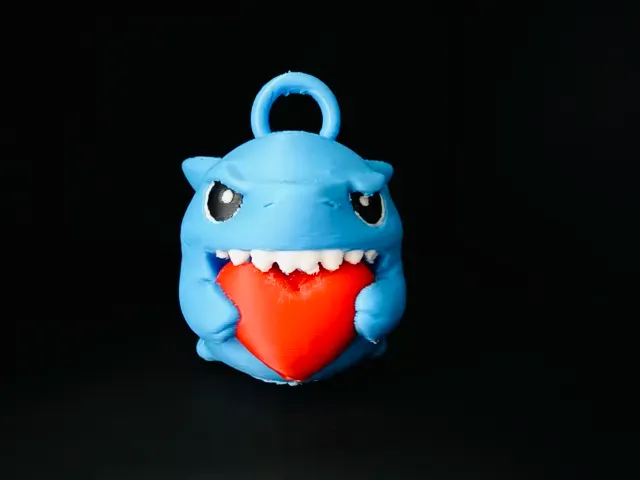 Shark Zipper Pull - Easy 3D Print Keychain — Фото 9 из 12