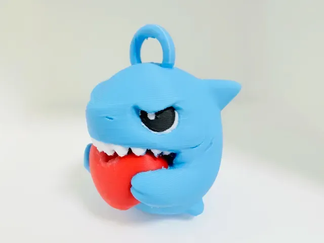 Shark Zipper Pull - Easy 3D Print Keychain — Фото 8 из 12