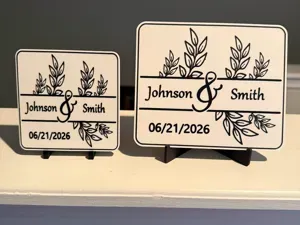EDITABLE SPECIAL DAY SIGN AND COASTER